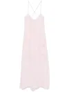 Fisico Cristina Ferrari Fisico Flowing Light Pink Maxi Dress In Baby
