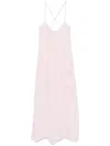 Fisico Cristina Ferrari Fisico Flowing Light Pink Maxi Dress In Baby