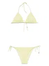 Fisico Cristina Ferrari Floral-pattern Bikini In 黄色