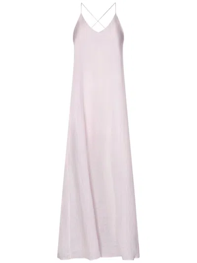 Fisico Cristina Ferrari Fisico Flowing Light Pink Maxi Dress In Baby