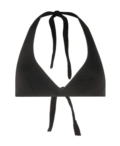 Fisico Halter Bikini Top In Black