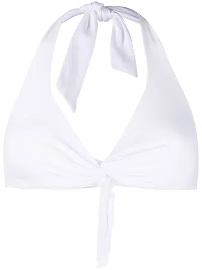 Fisico Cristina Ferrari Halterneck Bikini Top In White