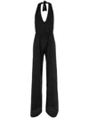 Fisico Cristina Ferrari Broderie-anglaise Jumpsuit In Black