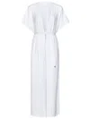 Fisico Embroidered-eyelet Maxi Robe