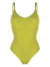 Fisico Cristina Ferrari Logo-embellished Sleeveless Swimsuit In Green