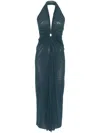 Fisico Cristina Ferrari Fisico Long Dress In Blue