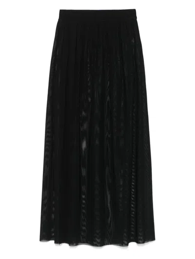 Fisico Cristina Ferrari Mesh Skirt In Black  