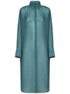 Fisico Cristina Ferrari Fisico Midi Seaweed Ramie Shirt Dress