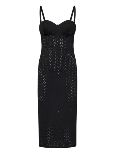 FISICO CRISTINA FERRARI PERFORATED DRESS
