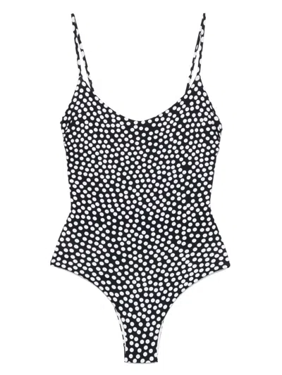 Fisico Cristina Ferrari Polka-dot Swimsuit In Multi