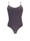 Fisico Cristina Ferrari Fisico Polka Dot Swimsuit With Classic Silhouette