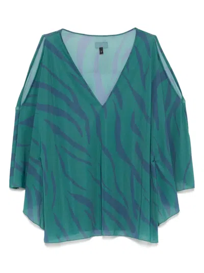 FISICO CRISTINA FERRARI PRINTED TOP
