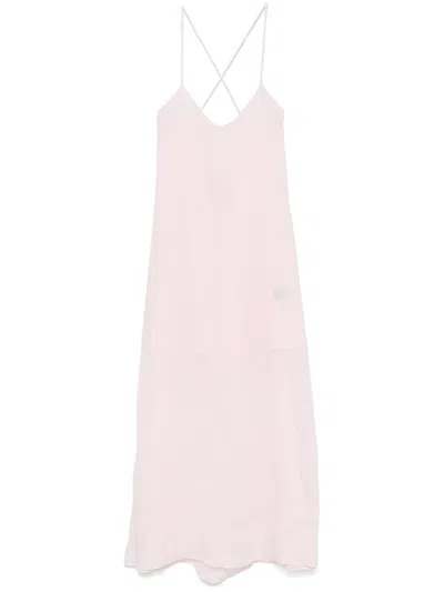 Fisico Cristina Ferrari Fisico Ramie Dress In Pink