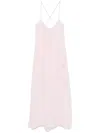 Fisico Cristina Ferrari Fisico Flowing Light Pink Maxi Dress In Pink
