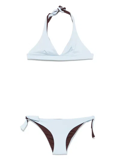 Fisico Cristina Ferrari Reversible Bikini In Blau