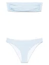 Fisico Cristina Ferrari Reversible Bikini Set In Light Blue