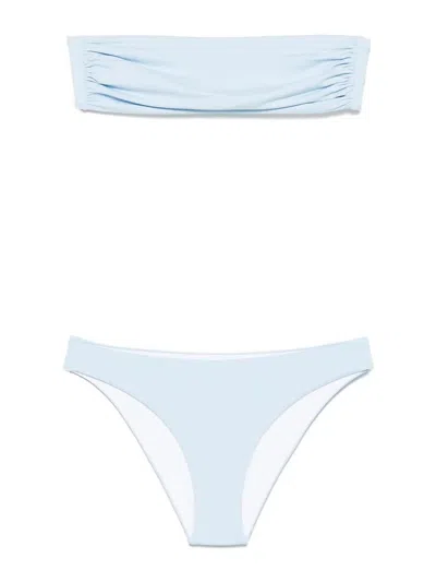 Fisico Cristina Ferrari Reversible Bikini Set In Light Blue
