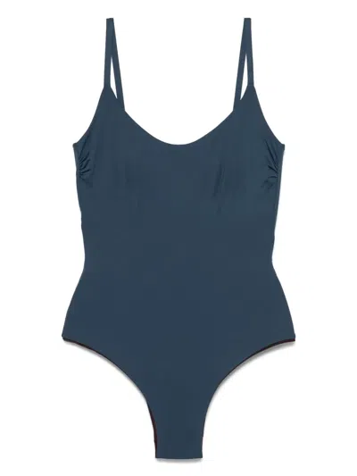 Fisico Cristina Ferrari Reversible One-piece Swimsuit In Multi