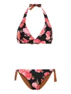 Fisico Cristina Ferrari Reversible Triangle Bikini In Black