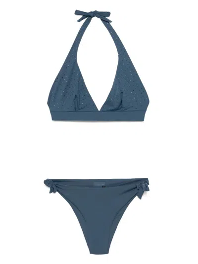 FISICO CRISTINA FERRARI FISICO RHINESTONE-EMBELLISHED BIKINI