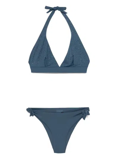 FISICO CRISTINA FERRARI FISICO RHINESTONE-EMBELLISHED BIKINI