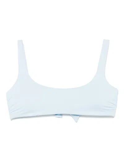 Fisico Cristina Ferrari Scoop-neck Bikini Top In Blue