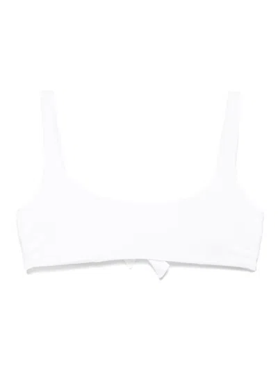 Fisico Cristina Ferrari Scoop-neck Bikini Top In White