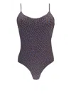Fisico Cristina Ferrari Fisico Polka Dot Swimsuit With Classic Silhouette