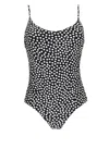 Fisico Cristina Ferrari Polka-dot Swimsuit In Black