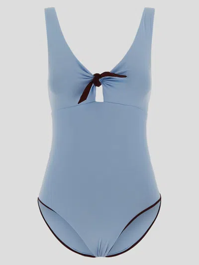 Fisico Cristina Ferrari Fisico Sea Clothing In Celestecioccolato