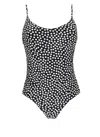 Fisico Cristina Ferrari Polka-dot Swimsuit In Black