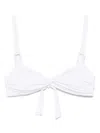 Fisico Cristina Ferrari Triangle-cup Bikini Top In White