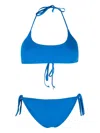 Fisico Cristina Ferrari Self-tie Bikini Set In Blue