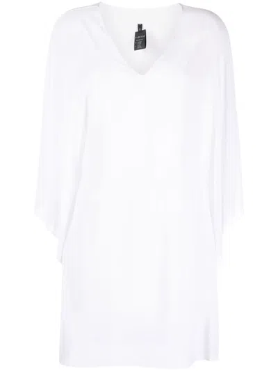 Fisico Cristina Ferrari Semi-sheer V-neck Tunic In White
