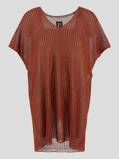 Fisico Cristina Ferrari Dress In Brown