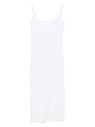 Fisico Cristina Ferrari Sleeveless Midi Dress In White