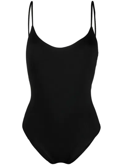 Fisico Scoop-back One-piece In Black