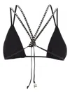 Fisico Cristina Ferrari Stud-embellished Bikini Top In Black