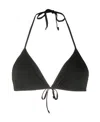 Fisico Cristina Ferrari Reversible Triangle Bikini In Black