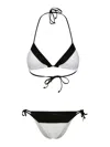 Fisico Cristina Ferrari Two-tone Bikini In White