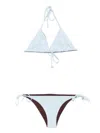 Fisico Cristina Ferrari Triangle-cup Bikini In Blue