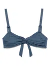 Fisico Cristina Ferrari Triangle-cup Bikini Top In Blue