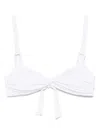 Fisico Cristina Ferrari Triangle-cup Bikini Top In White