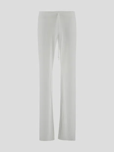 Fisico Cristina Ferrari Straight-leg Trousers In White