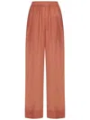 Fisico Cristina Ferrari Fisico Cinnamon Palazzos With Semi-sheer Finish In Brown