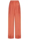 Fisico Cristina Ferrari Fisico Cinnamon Palazzos With Semi-sheer Finish In Brown
