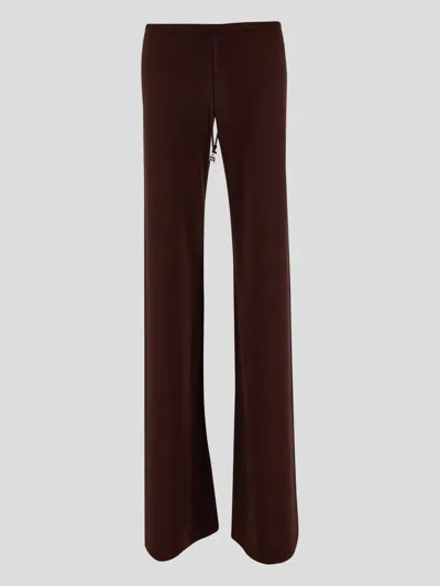 Fisico Cristina Ferrari Fisico Trousers In Cioccolato