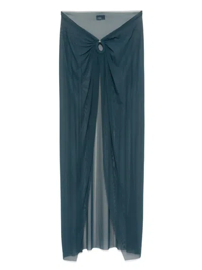 Fisico Tulle Pareo In Blue
