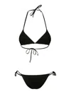 Fisico Cristina Ferrari Reversible Triangle Bikini In Black