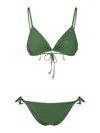 Fisico Cristina Ferrari Reversible Triangle Bikini In Blue